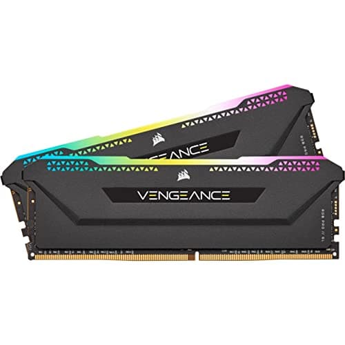 Image of Corsair VENGEANCE RGB PRO SL 16GB (2x8GB) DDR4 3600 (PC4-28800) C16 Desktop memory - Black, CMH16GX4M2Z3600C16