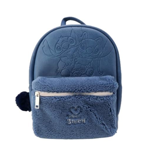 Image of Nomadict Gaming Bag Teddy Blue Stitch – Backpack with Compartment Designed for Nintendo Switch® – 28 x 22 x 12 cm – Officially Licensed Disney
