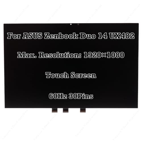 Image of toplcdled 14" Replacement For ASUS ZenBook Duo UX482 UX482EA UX482EG FHD 1920x1080 Touch Screen LED LCD Assembly