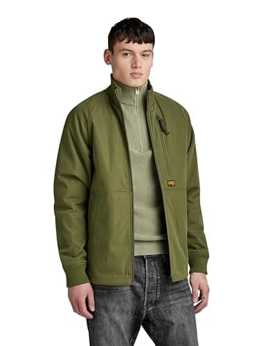 Image of G-Star Men's Track Overshirt, Green (shadow olive D24294-D517-B230), XL