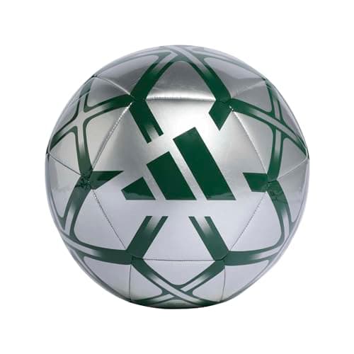 Image of adidas Unisex STARLANCER CLUB BALL, silver met./dark green, 5