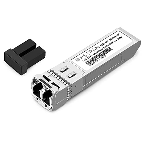 Image of OPSTRAN 10GBASE-SR SFP+ Optical Transceiver Module Compatible with HPE Aruba J9150D J9150DCM JL748A ProCurve J9150A 850nm 300m DDM Duplex LC MMF