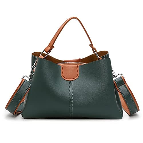 Image of Balakaka Handbags & Shoulder Bags Shoulder Bags for Women Fashion Handbags Pu Leather Hand Bag Casual Travel Shoulder Bags Women Handbags for Women Crossbody Green