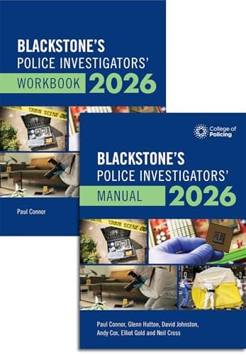 Image of Blackstone's Police Investigators' Manual and Workbook 2026