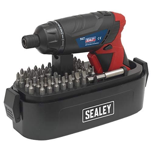 Image of Sealey Cp36S Cordless Lithium-Ion Screwdriver Set 46Pc 3.6V