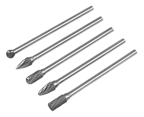 Image of Sealey Extra-Long Tungsten Carbide Rotary Burr Set 5pc - SDBK5XL