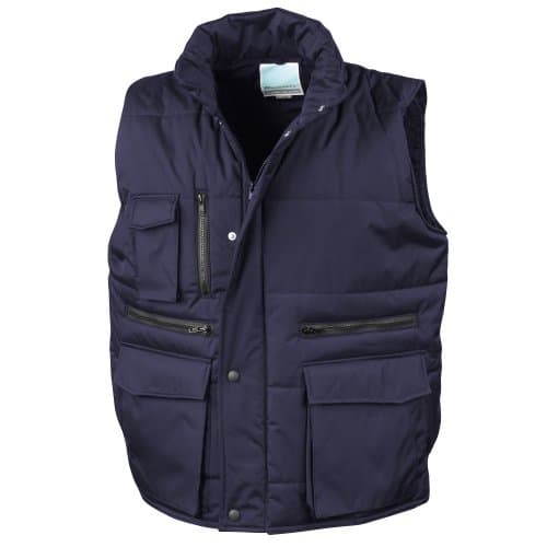 Image of Result Mens Lance Bodywarmer / Gilet (Windproof & Showerproof) (L) (Navy)