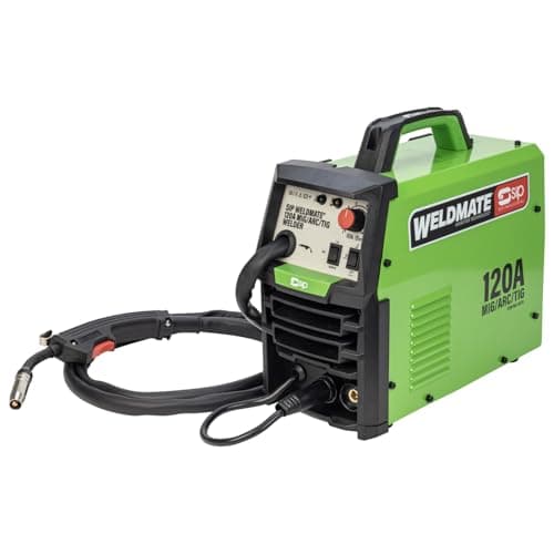 Image of SIP WELDMATE 120A MIG Welder 230V 3-in-1 MIG ARC TIG Gas Gasless Portable Inverter Welding Machine