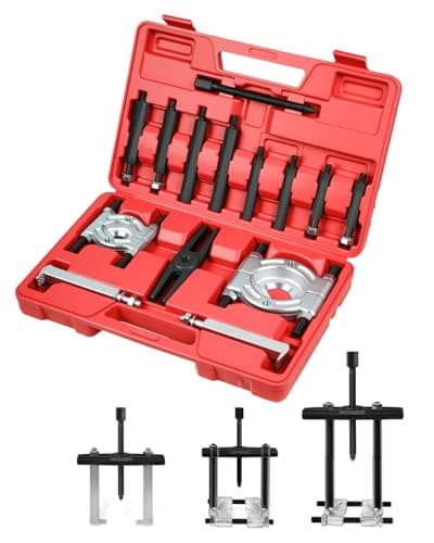 Image of DAYUAN 14pcs Bearing Separator Puller Set, Heavy Duty 5 Ton Capacity 2 inch and 3 inch Bearings Splitters Puller Kit
