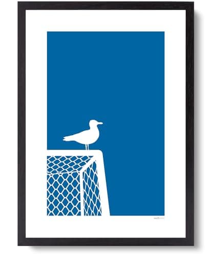 Image of walltonic - Brighton & Hove Albion FC Football Club Seagulls Wall Art Print Poster Gift - Unframed - Size A3