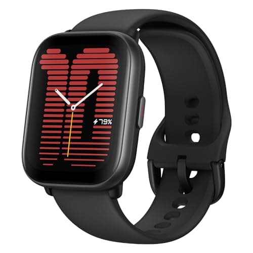 Image of Amazfit Active 42mm Smart Watch with AI Fitness Exercise Coach, GPS, Bluetooth Calling, Music Storage, 14 Day Battery, AMOLED Display & Alexa-Enabled