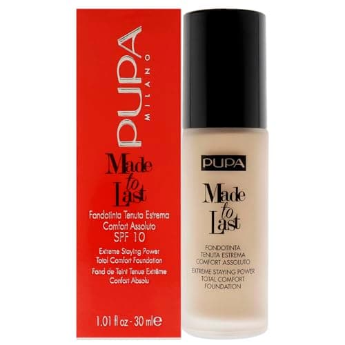 Image of PUPA Milano Made To Last Foundation, Natural Beige 30 ml