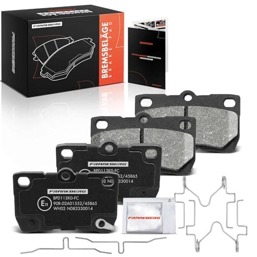 Image of Frankberg Brake Pad Set incl. 4x Pads Rear Compatible with IS II E2 GS S19 IS C GSE2 Replace# 04466WY020