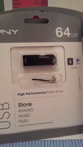 Image of PNY Metal Attaché, 64GB 64GB USB 2.0 Capacity Metal USB Flash Drive – USB Flash Drives (64GB, 64GB, 2.0, USB Type-A Connector, No Cap, Metallic)