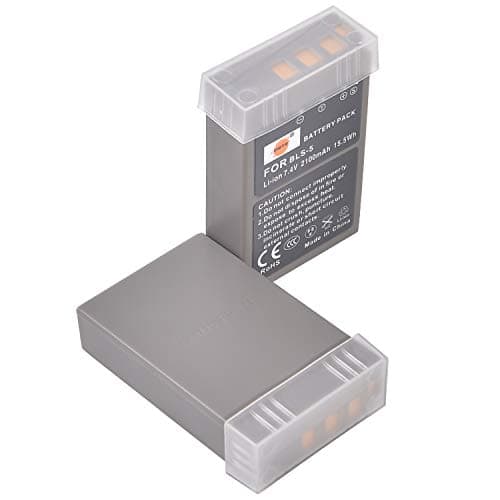 Image of DSTE 2pcs BLS-5 Rechargeable Li-ion Battery for Olympus PS-BLS5, OM-D E-M10, PEN E-PL2, E-PL5, E-PL6, E-PM2, Stylus 1 Digital Cameras