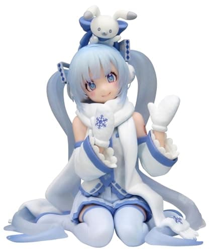 Image of Hatsune Miku Snow Miku Sky Town 10th Anniversary Version Figure, 10 cm Hatsune Miku Noodle Stopper