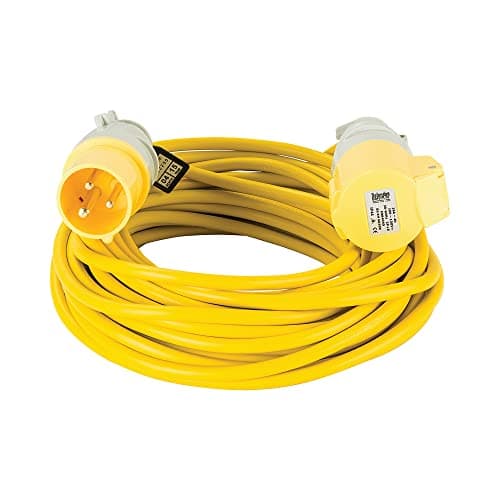Image of Defender Extension Lead Yellow 2.5mm2 16A 14m 110V (E85121)