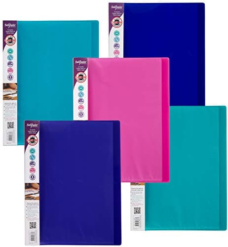 Image of Snopake A4 Electra Display Book 10 Pockets – Electra Assorted [Pack of 10] Ref: 12199