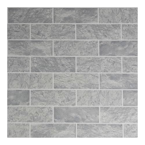 Image of Contour Grey Tile Wallpaper | Paste the Wall Application | Grey Tile | Fully Washable | Antibacterial | Eco-Friendly