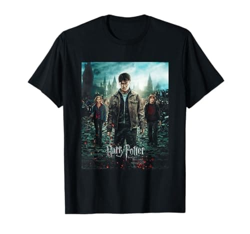 Image of Harry Potter Deathly Hallows Part 2 Poster T-Shirt