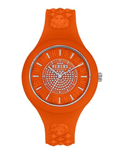 Image of Versus Versace Fire Island Collection Luxury Womens Watch Timepiece, Orange, One Size, Versus Versace | Fire Island