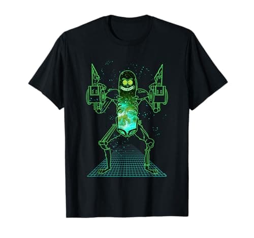 Image of Adult Swim Rick & Morty Galatic Pickle Puff T-Shirt