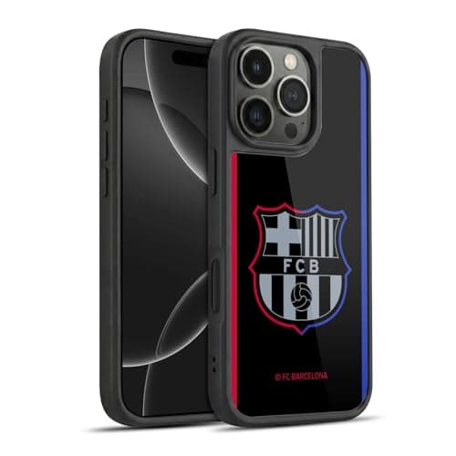 Image of Head Case Designs Officially Licensed FC Barcelona Away 2024/25 Crest Kit Gel Armour Case [Military Grade Protection] Compatible With Apple iPhone 16 Pro