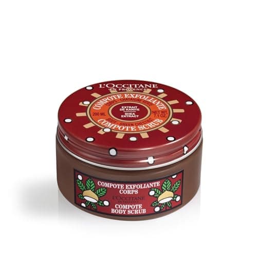Image of L'OCCITANE Shea Chestnut Compote Scrub 200ml | Body Scrub for All Skin Types | Enriched with Shea Butter