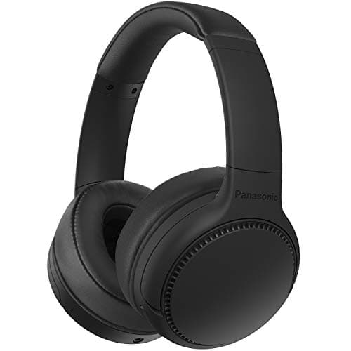 Image of Panasonic RB-M300BE-K Wireless Headphones with Deep Bass and Bass Enhancer, Bluetooth Overhead Headphones, 50 Hours Playback, Black