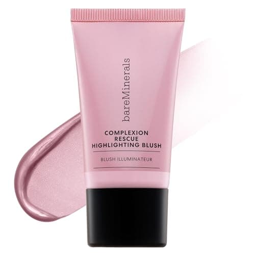 Image of bareMinerals COMPLEXION RESCUE Highlighting Liquid Blush - Liquid Highlighter + Blush Hybrid, Buildable, Gel-Cream, Liquid Blush for Cheeks, All Day Wear, Vegan