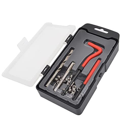 Image of Gunpla 35pcs Thread Repair Tool Kit M6 x 1.0mm Helicoil Inserts Tap Installation Lug Breaking Allen Hex Key Helical Tools for Replacing and Removing Threads