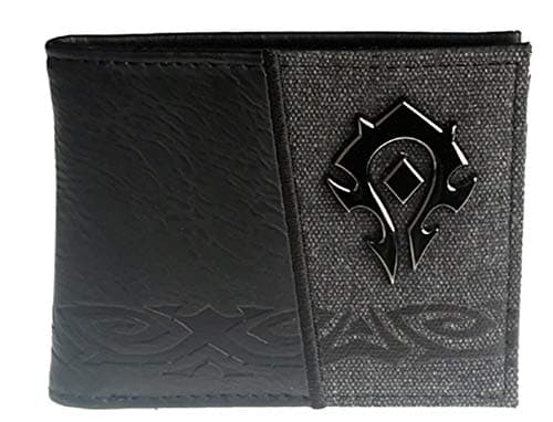 Image of World of Warcraft WOW Horde Metal Logo Bi Fold Wallet, Multicolor, One size, Modern