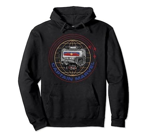 Image of Captain Marvel Pager Pullover Hoodie