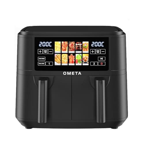 Image of OMETA Lumi 10-in-1 Air Fryer & Air Fryer Oven with Rotisserie, 23L Capacity, Dual/Sync Cook, Non-Stick, Touch Control