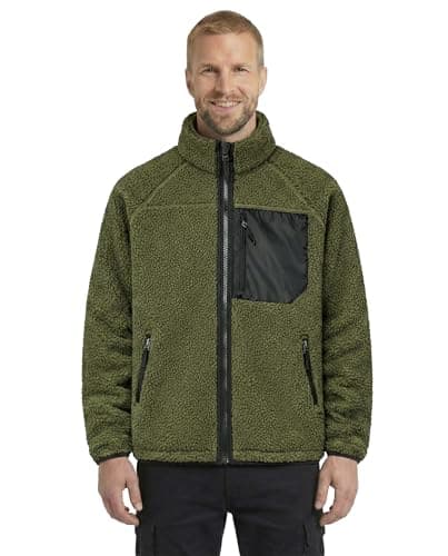 Image of Brandit Teddy Fleece Jacket 15Y. Limited Edition, Colour: Olive, Size: L, olive, L