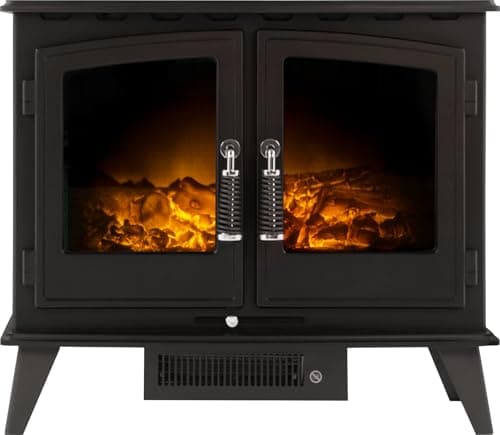 Image of Adam Woodhouse Electric Stove in Black