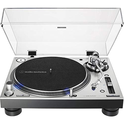 Image of Audio-Technica - AT-LP140XP Professional Direct Drive Manual Turntable - Silver