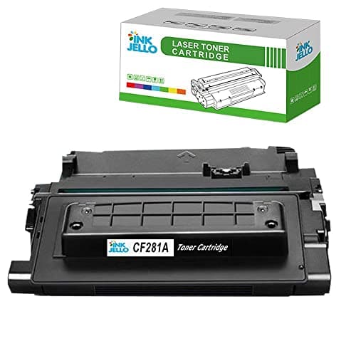 Image of InkJello Compatible Toner Cartridge Replacement for HP LaserJet Enterprise MFP M630z M604dn M604n M605dn M605n M605x M606dn M606x MFP M630dn MFP M630f MFP M630h CF281A (Black, 1-Pack)