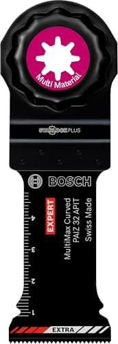 Image of Bosch 1x EXPERT MultiMax PAIZ 32 APIT Plunge Cut Blades (for Stainless steel sheets, Fibre plastics GFK, CFK, Width 32 mm, Professional Accessory Multitool)