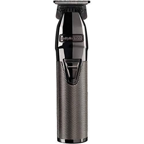 Image of BaByliss Pro Super Motor Professional Skeleton Trimmer, Cord/Cordless use, Long Lasting Rechargeable Lithium Battery, Powerful Motor, Precise Steel Blade, Silver/Black