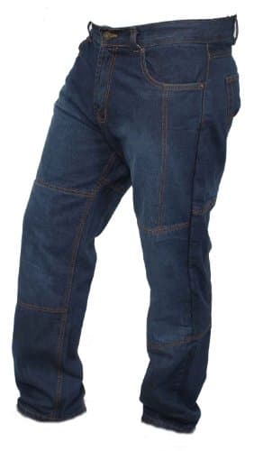 Image of newfacelook Mens Motorcycle Jeans Denim Motorbike Trousers for Mens Aramid Lining Biker Pants