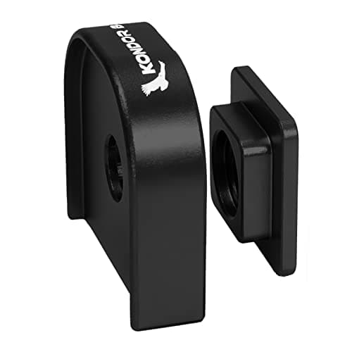 Image of KONDOR BLUE Cold Shoe to Mini QR Plate Adapter | Black