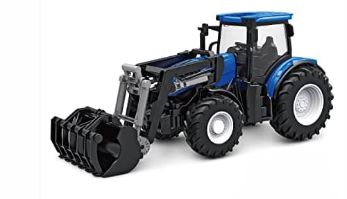 Image of Amewi 22598 RC Tractor with Front Loader, Light & Sound, 1:24 RTR with Remote Control, Battery, Charging Cable