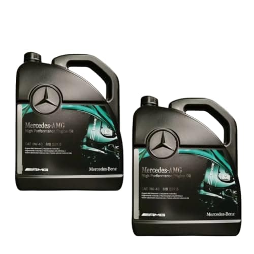Image of Mercedes-Benz Genuine AMG 0W40 Engine Oil 10L High Performance Synthetic Motor Oil OEM MB 229.5 Specification Superior Protection Efficiency & Reliability A000989650813FCCK