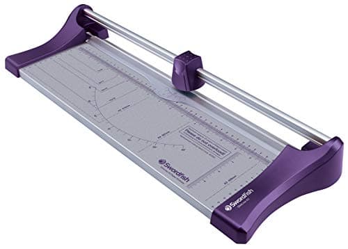 Image of Swordfish 40358 A3 Slimline 10-Sheet Paper Trimmer [Purple]