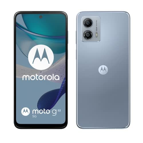 Image of Motorola G53 5G Android 6.5" Mobile Phone SIM Free 128GB Arctic Silver (Renewed)