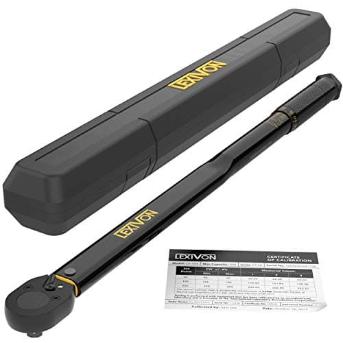 Image of LEXIVON 1/2-Inch Drive Click Torque Wrench 25-250 Ft-Lb/33.9-338.9 Nm (LX-184)