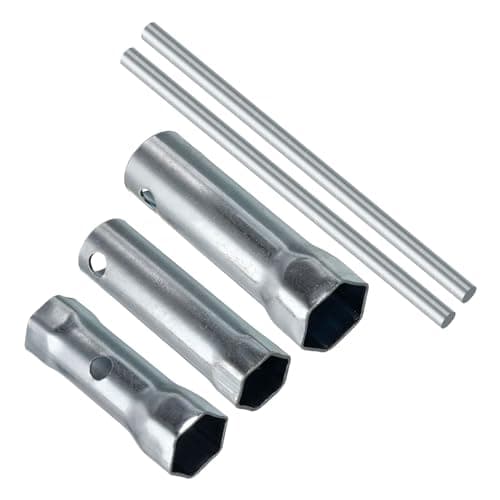 Image of CoCud Double Ended Motorcycle Ignition Spark Plug Spanner, 16mm 21mm 17/19mm, Deep Reach Wrench Socket with Bar - (Applications: for Automobile), 3pieces