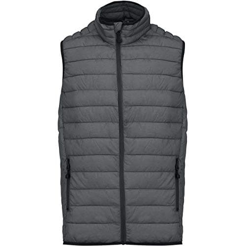 Image of Kariban Mens Quilted Lightweight Down Bodywarmer (XL) (Marl Dark Grey)