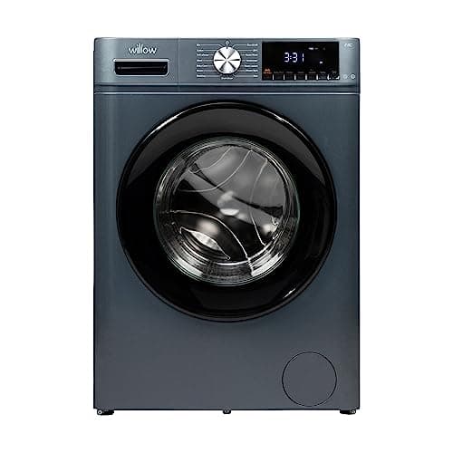 Image of Willow WWM81400IG 8kg 1400 Spin Washing Machine with16 Washing Programs, Child Lock, Antibacterial Door Seal - Grey